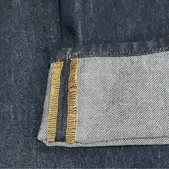 New Levi's 501 Premium Denim Big E Leather Patch Jeans 24 x 30 - Picture 4 of 11